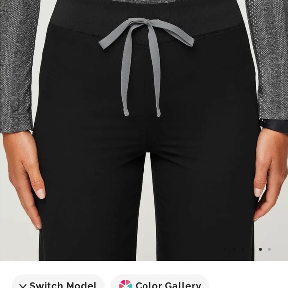 FIGS technical collection Livingston women’s black basic scrub pant size XL /T - Picture 5 of 12
